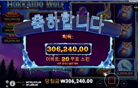 홋카이도 늑대! 살려주는구나!