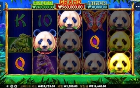 판다 간만에 도리도리