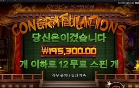 라이즈오브 사무라이 한방은 없었다 ㅠㅠ