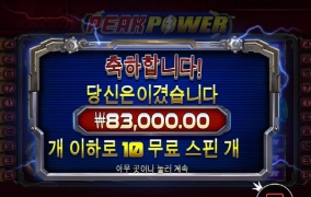 피크파워 소소하게 놀고 갑니다