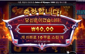 프라그마틱 슬롯 제우스vs하데스 40원?