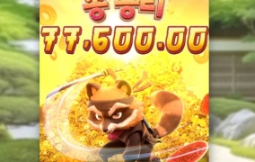 pg소프트 닌자라쿤~2배 조금넘네