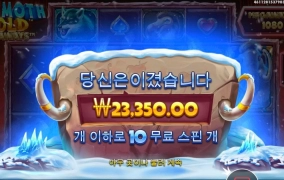 맘모스 한번에 10스핀 진입~