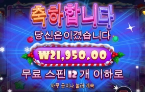 xmas슈가 스캐터 4개도 줬는데