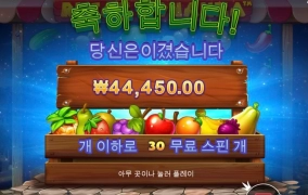 220배 당첨도 감사