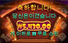 개집 다이스 20스핀만 보너스