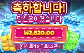 2만원어치 캔디 구매한 사람입니다.