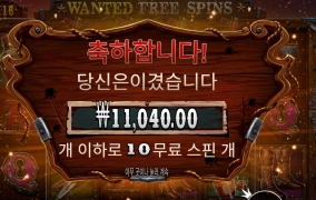 수배에 추가 2스핀인데 와일드 갱