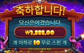 스핀 금액 꽝꽝꽝