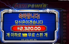 피크 １０스핀 후기