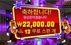 오늘은 금액이 버거가 작다