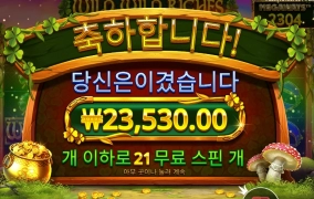 무료 스핀이 살렸당