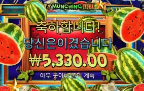 수박 4분의 1조각 정도