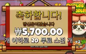 우들즈 오브 누들즈 20스핀