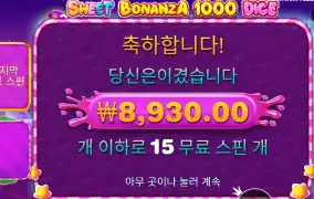 스위트 보난자 1000 다이스