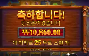 버팔로 킹 25스핀