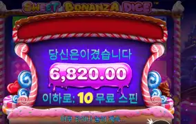 스위트 보난자 다이스 10바퀴