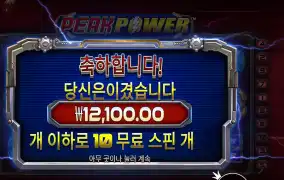 피크 파워 2콩 배팅