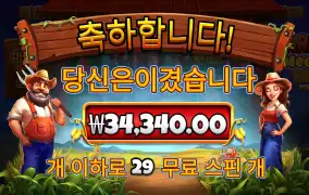 반야드 29스핀받고 3.4콩