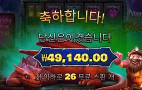 드워프드래곤 5콩 당첨