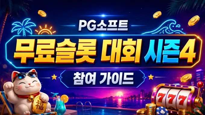 PG소프트 무료슬롯 대회 시즌4 참여 가이드