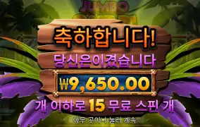 점보사파리 15스핀