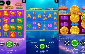 BNG 멀티슬롯 / 스카이펄,해피피쉬,라이온코인