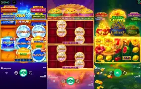 한 화면에 세 판 돌리니까 정신이 바쁘다