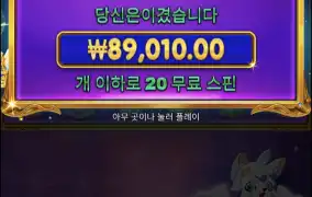 크게 한번 안주네