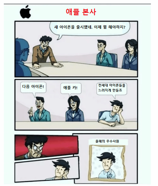 애플의 우수사원