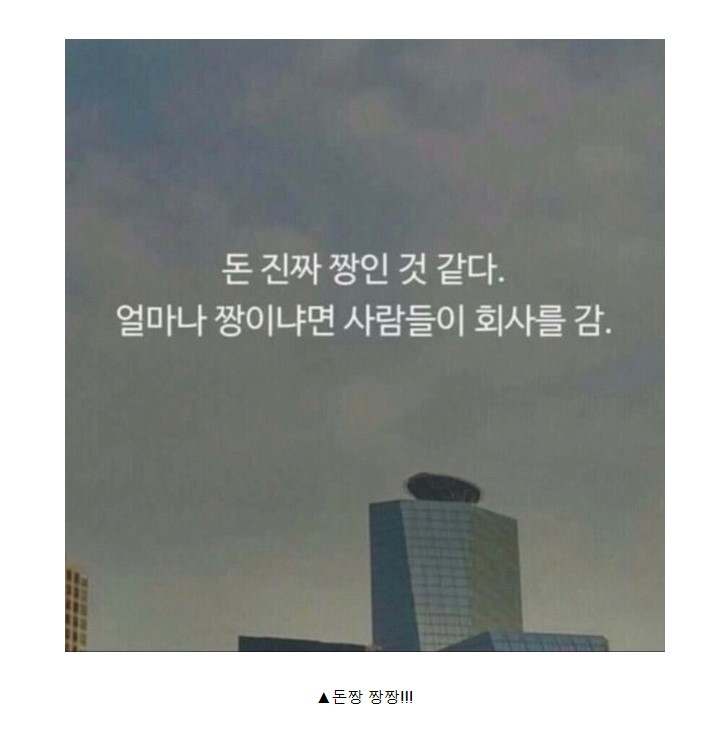 돈이 최고지