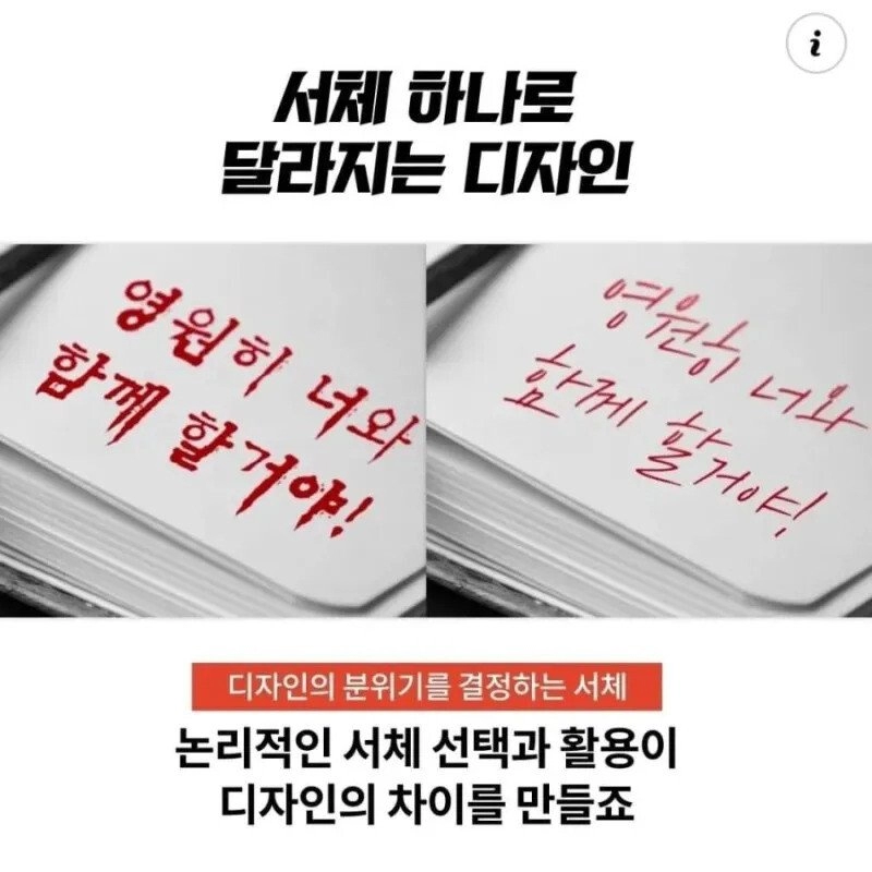 폰트의 중요성