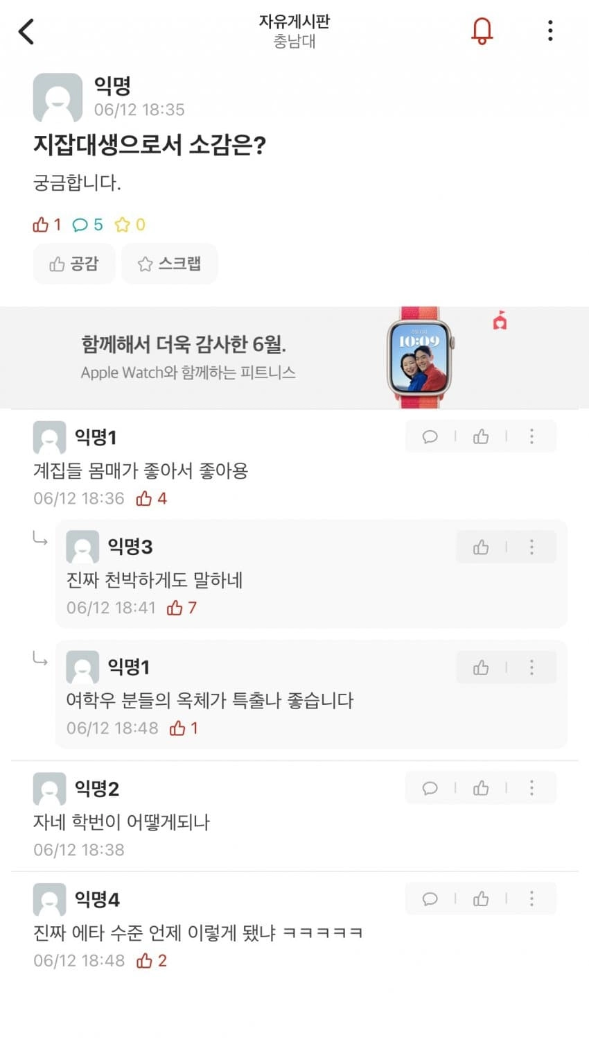 지잡대 가는 이유