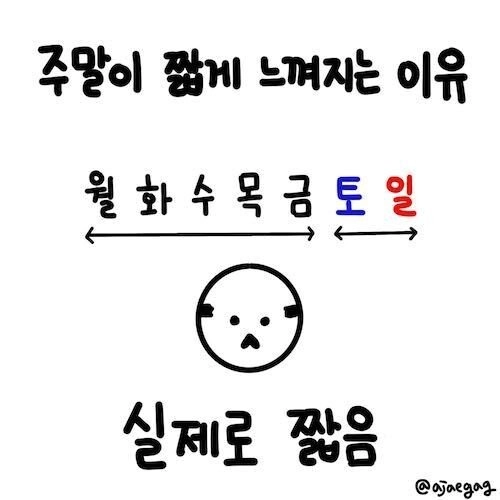 말이 짧게 느껴지는 이유