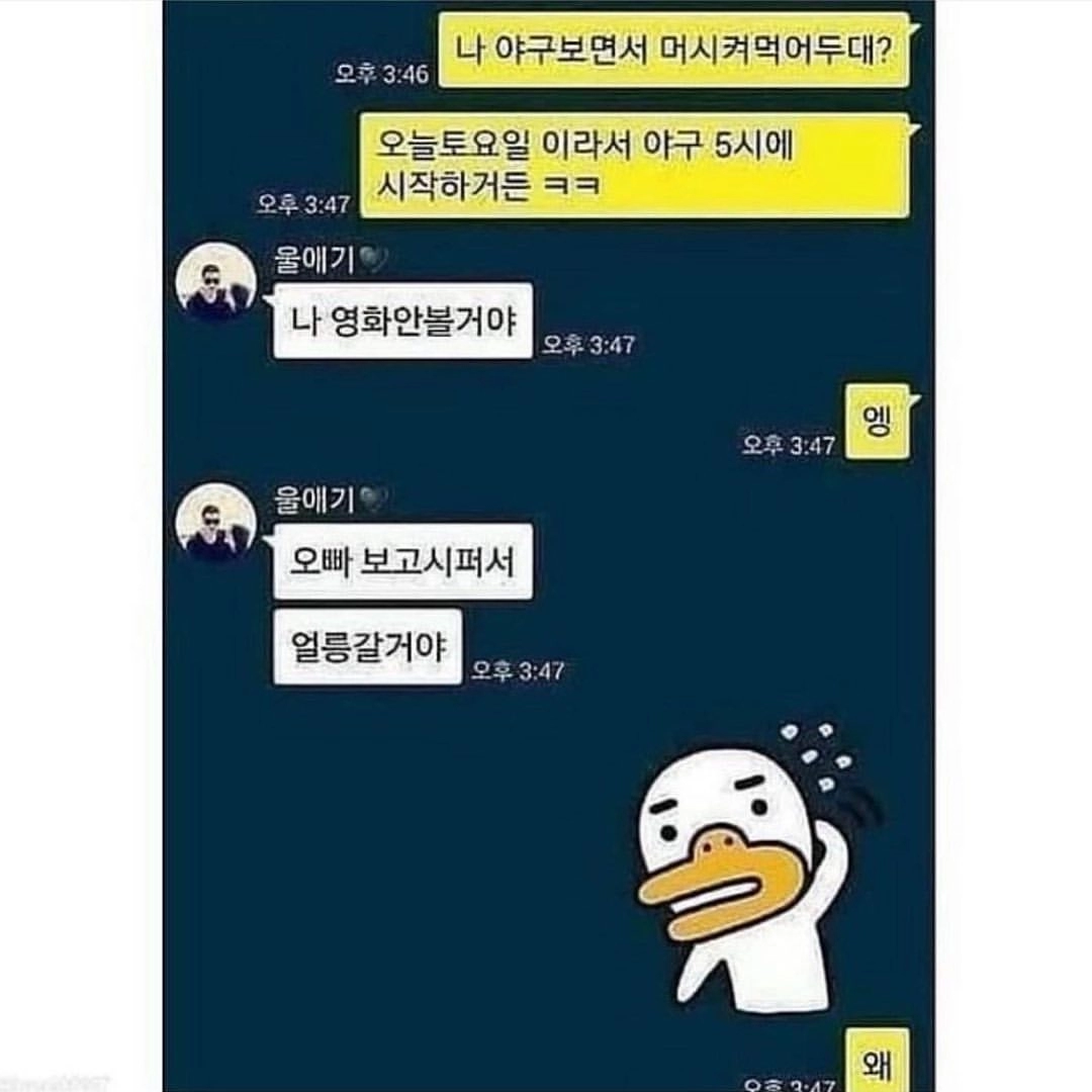 부부들 일상 대화 ㅋㅋㅋ