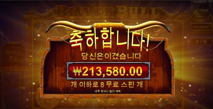 블랙불 잘~~놀다 갑니다~