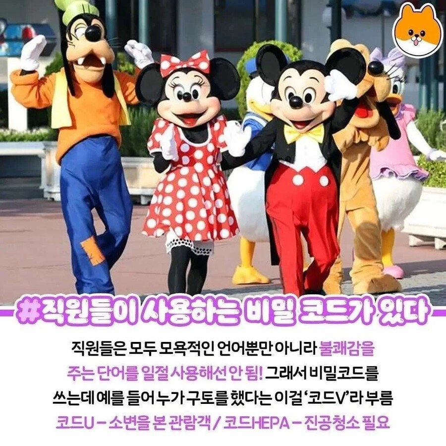 디즈니랜드의 직원 수칙.jpg