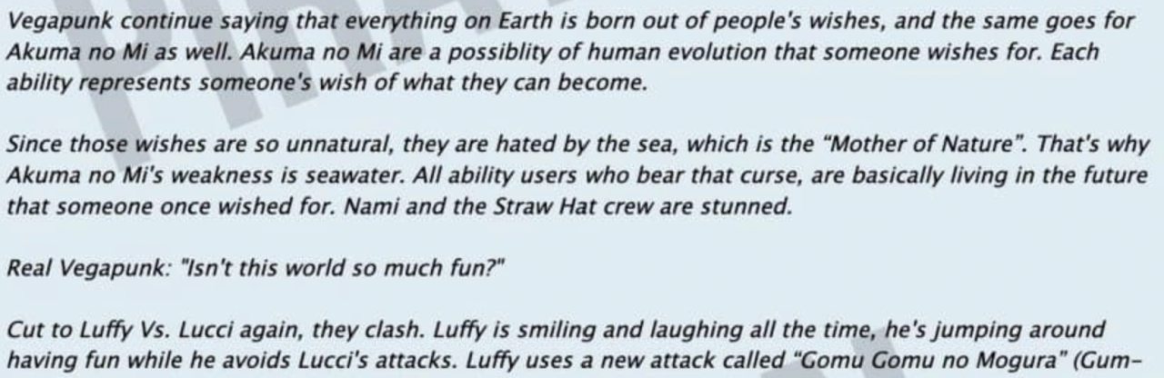 원피스 스포)25년만에 드디어 밝혀진 악마의 열매의 정체