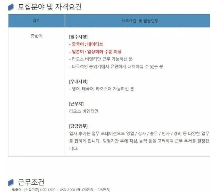 중소기업 역대급 채용공고 ㄷㄷㄷㄷ