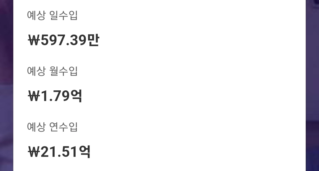 구독자 5백만명 이상 먹방 유튜버 예상 수익은?