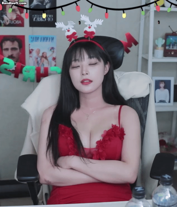 산타걸 김갑주 쎅쓰한 가슴노출