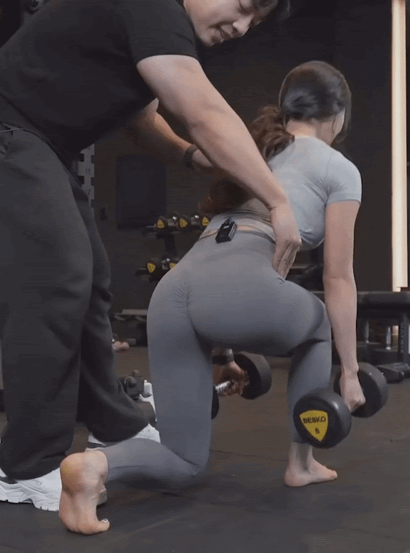 pt받는 레깅스녀