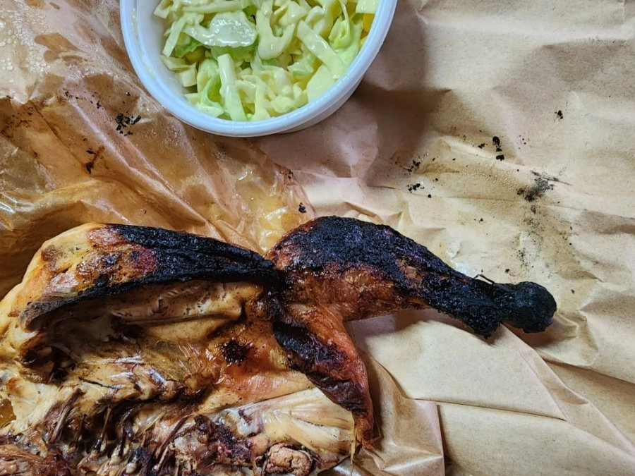 백종원 예산시장 바베큐 닭 상태