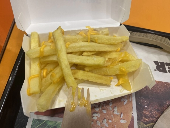 버거킹 치즈후라이 퀄리티