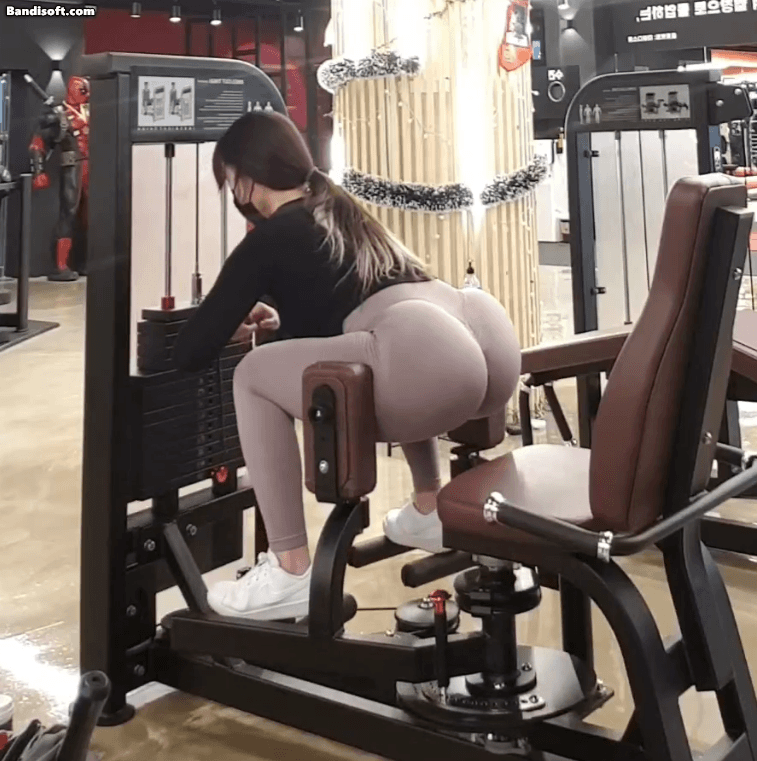 너무 적나라한 레깅스녀