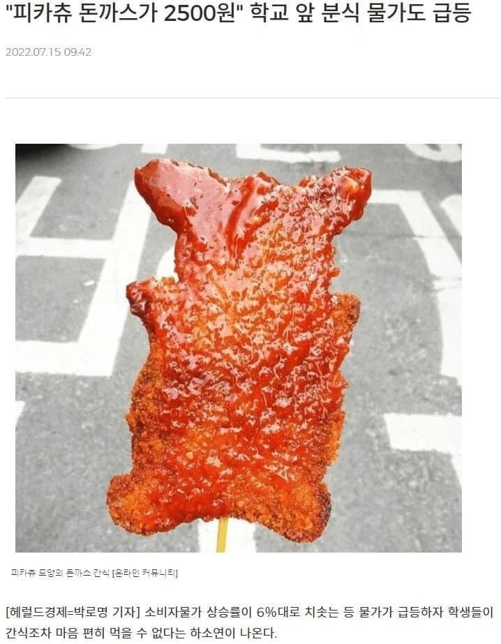 피카츄돈까스 근황