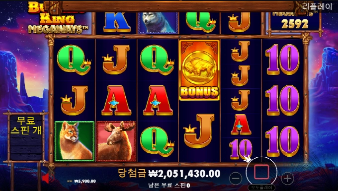 오늘은 버팔로킹 킹승