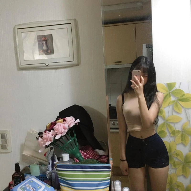 흙수저녀 몸매 셀카