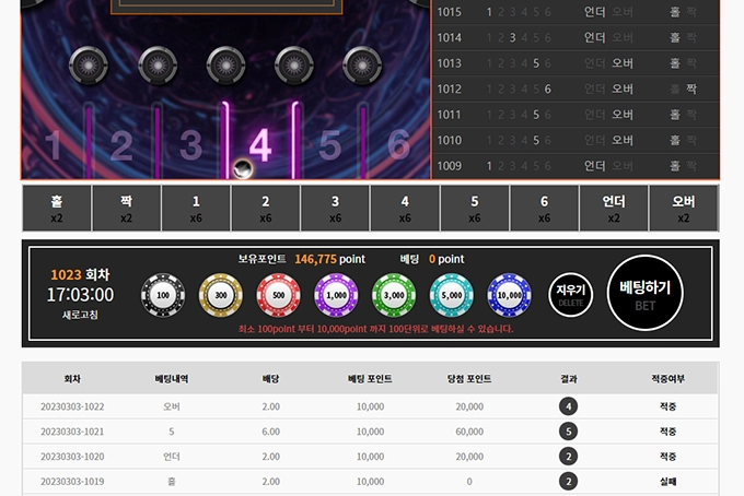 슬롯버프 미니게임 핀볼