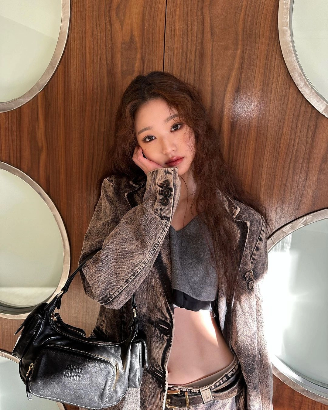 장원영 섹시한 복근